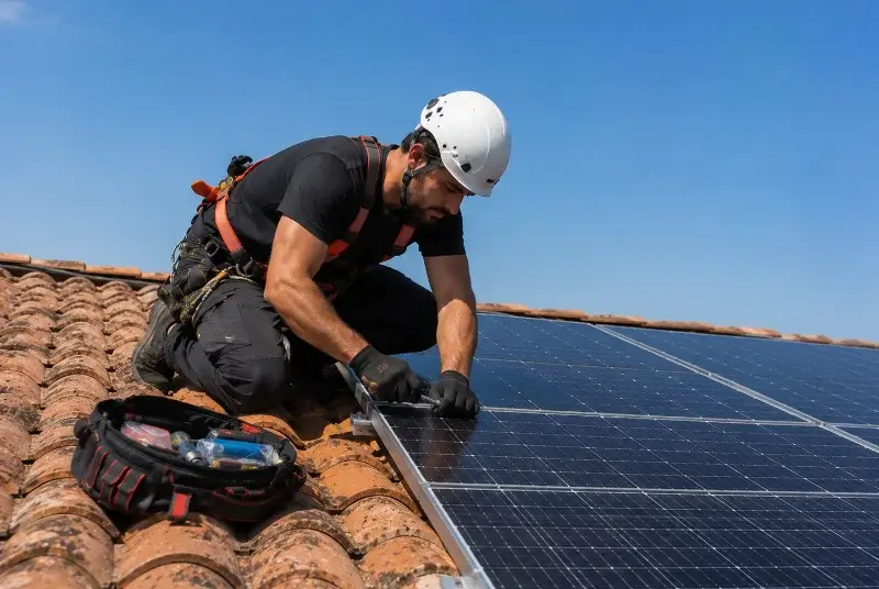 Maintenance et monitoring de panneaux solaires à Angliers