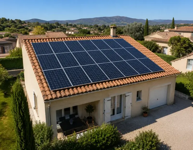 Prime à l'autoconsommation panneaux solaires Angliers — aide financière de l'État